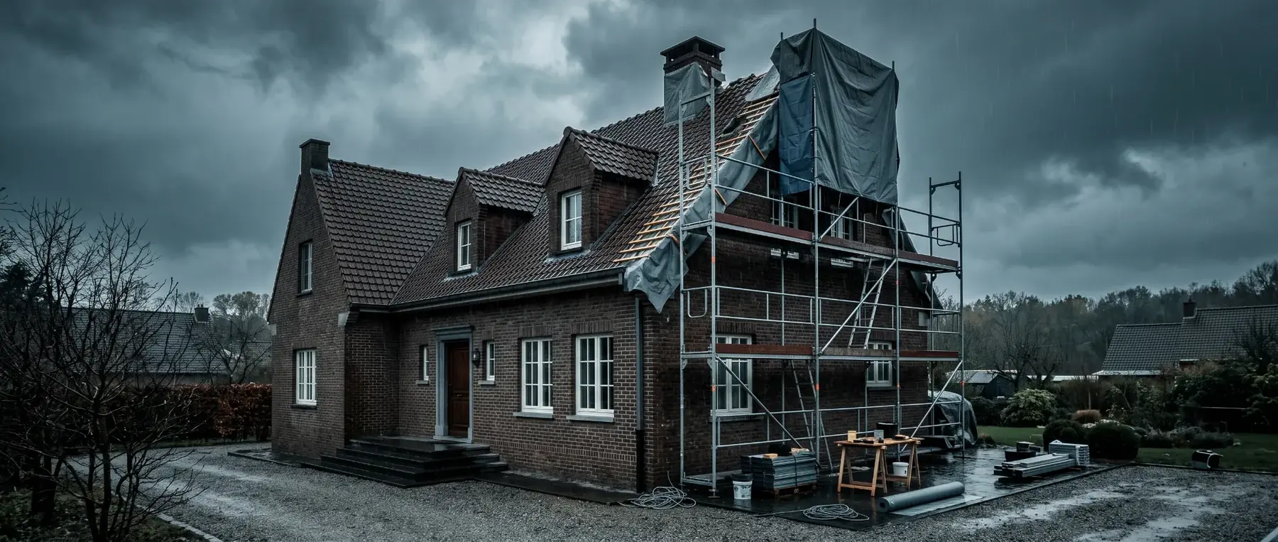 Chantier de toiture